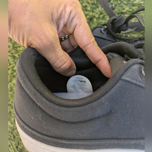 Allbirds Womens Canvas Pacers Sneakers Shoes Black Lace Up Size 9 US Comfort - Picture 7 of 7